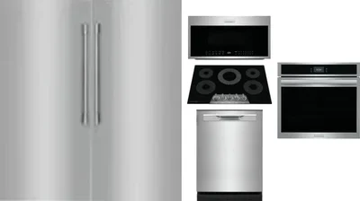 6 Piece Package Includes Refrigerator, Freezer, Cooktop, Wall Oven, Microwave And Dishwasher