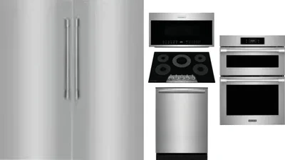 6 Piece Package Includes Refrigerator, Freezer, Cooktop, Wall Oven, Microwave And Dishwasher