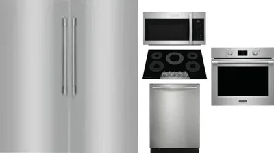 6 Piece Package Includes Refrigerator, Freezer, Cooktop, Wall Oven, Microwave And Dishwasher