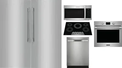 6 Piece Package Includes Refrigerator, Freezer, Cooktop, Wall Oven, Microwave And Dishwasher