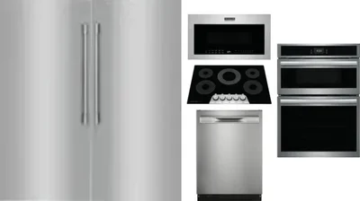 6 Piece Package Includes Refrigerator, Freezer, Cooktop, Wall Oven, Microwave And Dishwasher
