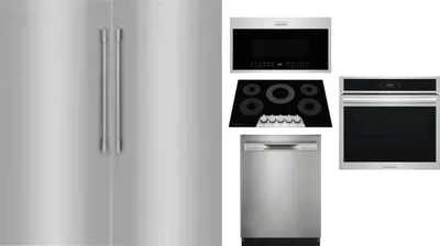 6 Piece Package Includes Refrigerator, Freezer, Cooktop, Wall Oven, Microwave And Dishwasher