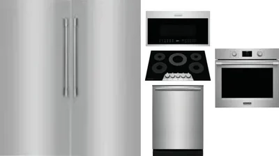 6 Piece Package Includes Refrigerator, Freezer, Cooktop, Wall Oven, Microwave And Dishwasher