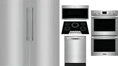 6 Piece Package Includes Refrigerator, Freezer, Cooktop, Wall Oven, Microwave And Dishwasher