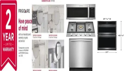 6 Piece Package Includes Refrigerator, Freezer, Cooktop, Wall Oven, Microwave And Dishwasher