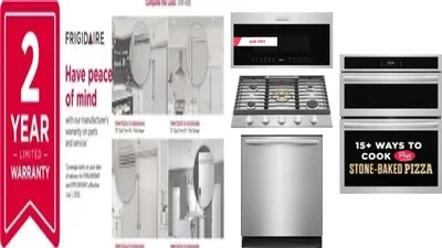 6 Piece Package Includes Refrigerator, Freezer, Cooktop, Wall Oven, Microwave And Dishwasher