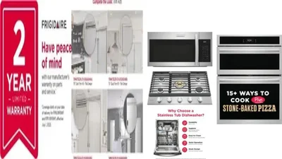 6 Piece Package Includes Refrigerator, Freezer, Cooktop, Wall Oven, Microwave And Dishwasher