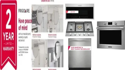 6 Piece Package Includes Refrigerator, Freezer, Cooktop, Wall Oven, Microwave And Dishwasher