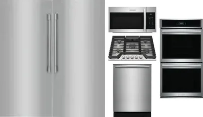 6 Piece Package Includes Refrigerator, Freezer, Cooktop, Wall Oven, Microwave And Dishwasher