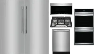 6 Piece Package Includes Refrigerator, Freezer, Cooktop, Wall Oven, Microwave And Dishwasher
