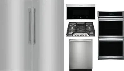 6 Piece Package Includes Refrigerator, Freezer, Cooktop, Wall Oven, Microwave And Dishwasher