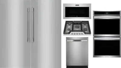 6 Piece Package Includes Refrigerator, Freezer, Cooktop, Wall Oven, Microwave And Dishwasher