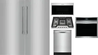 6 Piece Package Includes Refrigerator, Freezer, Cooktop, Wall Oven, Microwave And Dishwasher