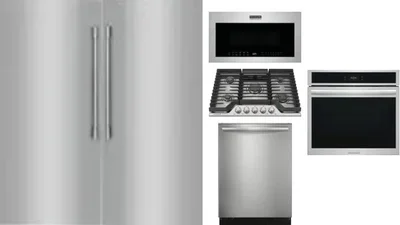 6 Piece Package Includes Refrigerator, Freezer, Cooktop, Wall Oven, Microwave And Dishwasher