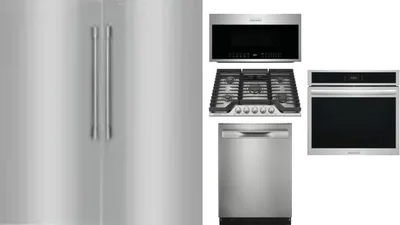 6 Piece Package Includes Refrigerator, Freezer, Cooktop, Wall Oven, Microwave And Dishwasher