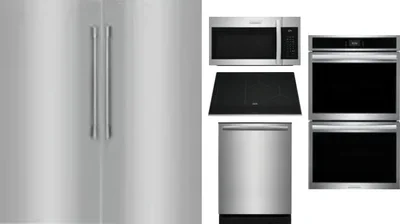 6 Piece Package Includes Refrigerator, Freezer, Cooktop, Wall Oven, Microwave And Dishwasher
