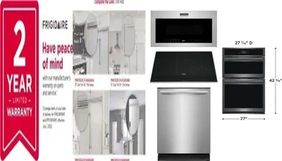 6 Piece Package Includes Refrigerator, Freezer, Cooktop, Wall Oven, Microwave And Dishwasher
