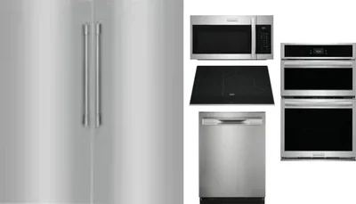 6 Piece Package Includes Refrigerator, Freezer, Cooktop, Wall Oven, Microwave And Dishwasher