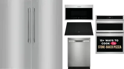6 Piece Package Includes Refrigerator, Freezer, Cooktop, Wall Oven, Microwave And Dishwasher