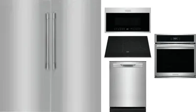 6 Piece Package Includes Refrigerator, Freezer, Cooktop, Wall Oven, Microwave And Dishwasher