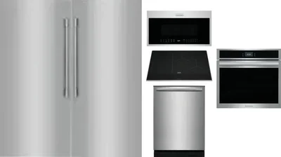 6 Piece Package Includes Refrigerator, Freezer, Cooktop, Wall Oven, Microwave And Dishwasher