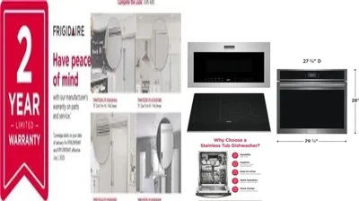 6 Piece Package Includes Refrigerator, Freezer, Cooktop, Wall Oven, Microwave And Dishwasher