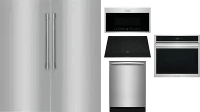 6 Piece Package Includes Refrigerator, Freezer, Cooktop, Wall Oven, Microwave And Dishwasher