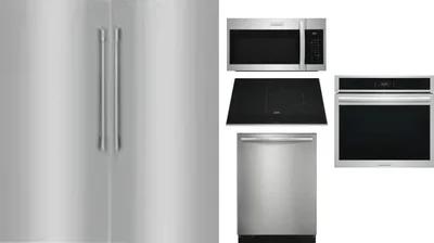 6 Piece Package Includes Refrigerator, Freezer, Cooktop, Wall Oven, Microwave And Dishwasher