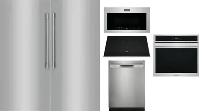 6 Piece Package Includes Refrigerator, Freezer, Cooktop, Wall Oven, Microwave And Dishwasher