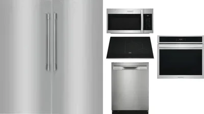 6 Piece Package Includes Refrigerator, Freezer, Cooktop, Wall Oven, Microwave And Dishwasher