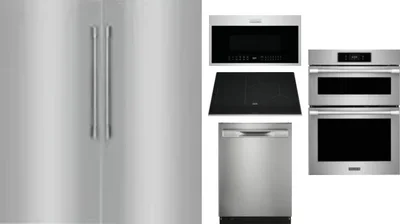 6 Piece Package Includes Refrigerator, Freezer, Cooktop, Wall Oven, Microwave And Dishwasher