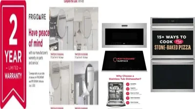 6 Piece Package Includes Refrigerator, Freezer, Cooktop, Wall Oven, Microwave And Dishwasher