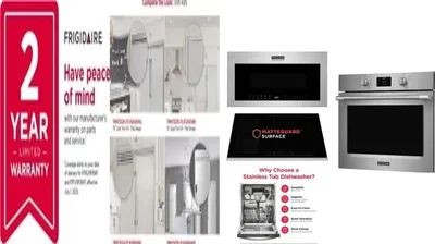 6 Piece Package Includes Refrigerator, Freezer, Cooktop, Wall Oven, Microwave And Dishwasher