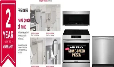 5 Piece Package Includes Refrigerator, Freezer, Range, Microwave And Dishwasher
