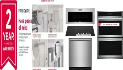 6 Piece Package Includes Refrigerator, Freezer, Cooktop, Wall Oven, Microwave And Dishwasher