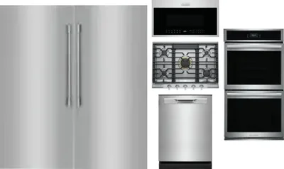 6 Piece Package Includes Refrigerator, Freezer, Cooktop, Wall Oven, Microwave And Dishwasher
