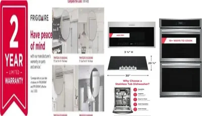 6 Piece Package Includes Refrigerator, Freezer, Cooktop, Wall Oven, Microwave And Dishwasher