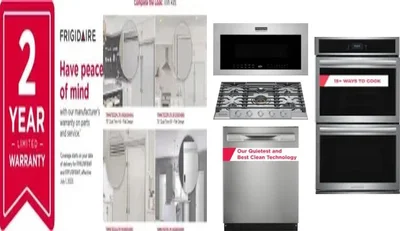 6 Piece Package Includes Refrigerator, Freezer, Cooktop, Wall Oven, Microwave And Dishwasher