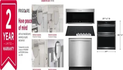 6 Piece Package Includes Refrigerator, Freezer, Cooktop, Wall Oven, Microwave And Dishwasher