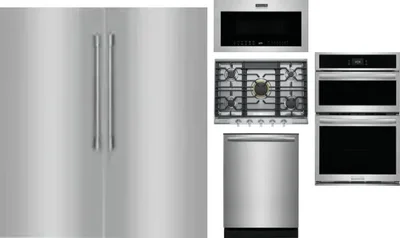 6 Piece Package Includes Refrigerator, Freezer, Cooktop, Wall Oven, Microwave And Dishwasher