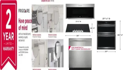6 Piece Package Includes Refrigerator, Freezer, Cooktop, Wall Oven, Microwave And Dishwasher