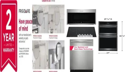 6 Piece Package Includes Refrigerator, Freezer, Cooktop, Wall Oven, Microwave And Dishwasher