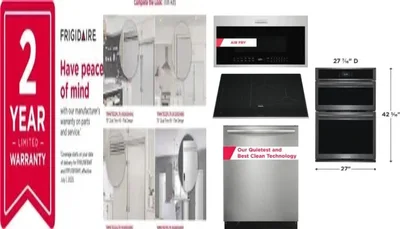 6 Piece Package Includes Refrigerator, Freezer, Cooktop, Wall Oven, Microwave And Dishwasher