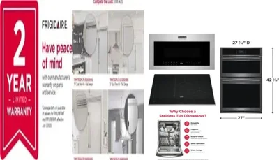 6 Piece Package Includes Refrigerator, Freezer, Cooktop, Wall Oven, Microwave And Dishwasher