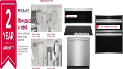 6 Piece Package Includes Refrigerator, Freezer, Cooktop, Wall Oven, Microwave And Dishwasher