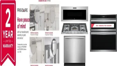 6 Piece Package Includes Refrigerator, Freezer, Cooktop, Wall Oven, Microwave And Dishwasher