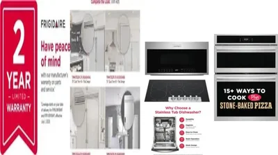 6 Piece Package Includes Refrigerator, Freezer, Cooktop, Wall Oven, Microwave And Dishwasher