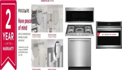 6 Piece Package Includes Refrigerator, Freezer, Cooktop, Wall Oven, Microwave And Dishwasher