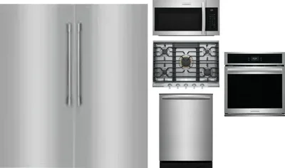 6 Piece Package Includes Refrigerator, Freezer, Cooktop, Wall Oven, Microwave And Dishwasher