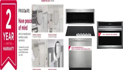 6 Piece Package Includes Refrigerator, Freezer, Cooktop, Wall Oven, Microwave And Dishwasher